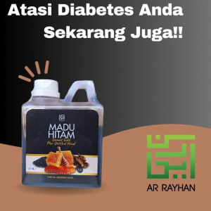 Madu Hitam Pahit Gamat Gold plus Qusthul HIndi + Habbatussauda 1kg Suplemen Diabetes Untuk Kolestr