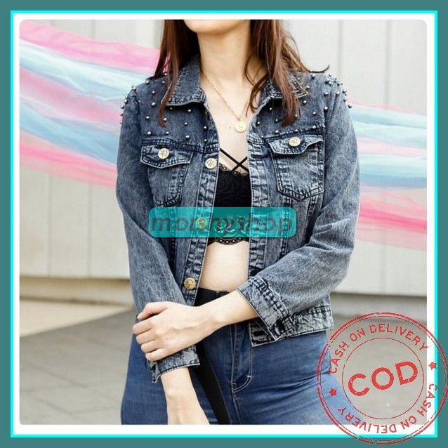 Jaket on sale denim korea