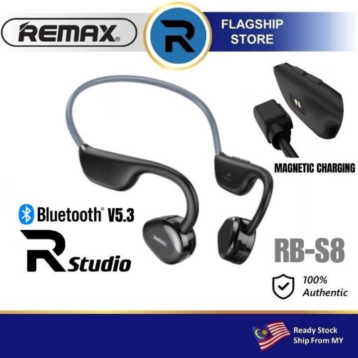 REMAX RB-S8 AIR CONDUCTION BLUETOOTH V5.0 SPORTS HEADPHONES | Lazada