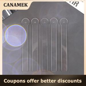【 CANAMEK 】 1 5Pcs Clear Acrylic Earring Display Holder Rack Earring Wearing Effect Stick Ear Stud Jewelry Try On Stick