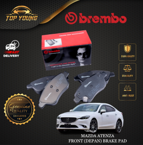 BREMBO MAZDA ATENZA FRONT (DEPAN) BRAKE PAD 100% ORIGINAL