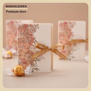 [COD] 1pc Book Shape Gift Box Ith Ribbon Paperboard Candy Chocolate Present Packaging Box For Wedding Birthday Mothers Day