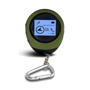 Mini GPS Outdoor Sports Compass Mini GPS Travel Hiking Satellite Navigation Handheld GPS Positioner with Buckle