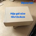 Hộp gài size 18x12x4 bộ 20 hộp carton giấy nâu. 