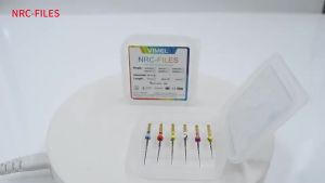Dental laboratory Niti material drill rotating heat-activated rainbow drill