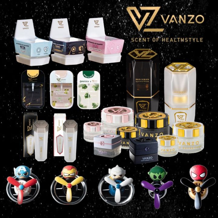 100% Original Vanzo Marvel Car Home Fragrance Air Freshener Carall ...