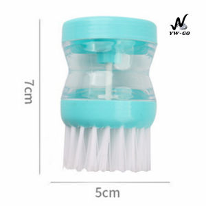 แปรงล้างหม้อในครัว ฝอยขัดหม้อมีที่กดน้ำยา ฝอยขัดหม้อมีด้ามจับ (พร้อมส่งค่ะ)G2050