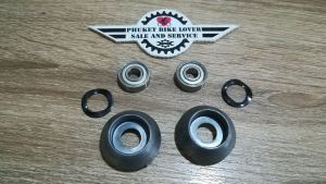 ชุดแปลงลูกปืนใส่พัดลม ฮาตาริ 2 ตลับหน้าหลัง เทียบพัดลมรุ่นที่ใช้ได้ต้องเป็นฝาครอบบูช ไม่ต้องคว้านเบ้า