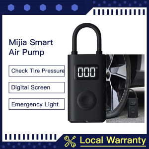 [Fast Shipping] Xiaomi Mijia Original Air Pump 1S Portable Smart Digital Tire Pressure Detection Electric Inflator Pump For Bike Motorcycle Car Football Aerate Air Compressor