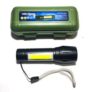 ORIGINAL XPE + POLICE CREE MINI LED FLASHLIGHT RECHARGEABLE WATERPROOF USB CHARGE