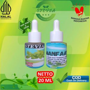 STEVIA tetes / cair 20 ml pemanis alami liquid 0 kalori dan menurunkan kadar gula dalam darah serta cocok untuk obesitas