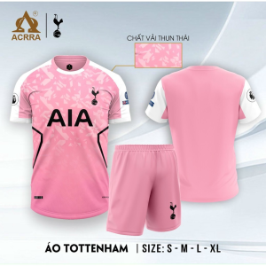 [ Giá tốt ƞhất ]  Bộ Quần Áo Tottenham Hotspur Hồng Trắng Xanh - Tùy chọn. Quần áo đá banh áo bóng đá Nam Nữ