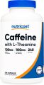 Nutricost Caffeine with L-Theanine 240 viên - Tăng Cường Tập Trung Tỉnh Táo, Giảm Căng Thẳng Mệt Mỏi. 