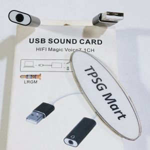 Card âm thanh 3.5 ly (4 điểm cực) / USB Sound Card HIFI Magic Voice 7.1 đoạn dây