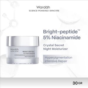 WARDAH Crystal Secret Bright Night Cream Krim Malam 15ml 30gr || Wardah Crystal Secret Series Original BPOM