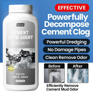 🚰 Pipe Dissolver: Strong Unblocking Fast Solution Mild Formula No Harmful Gas Multi-Functional Surface Safe 3rd Gen Active Oxygen - Powerful Cement Unblocker