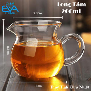 Bình Chia Trà Thuỷ Tinh Chịu Nhiệt Miệng Rót Dung Tích 300ML / Bình Rót Trà Công Đạo Long Tâm