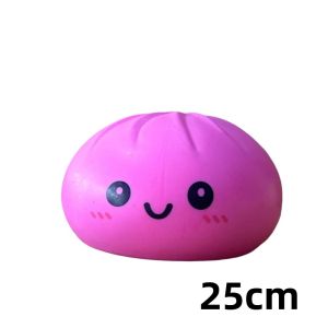 HUNIU Với Steamer Đồ chơi mềm hình bánh bao Tăng trưởng chậm Đồ chơi giảm căng thẳng mềm mại Đồ chơi cảm giác hình bánh bao Sự mới lạ Cực lớn Bánh bao mềm Halloween
