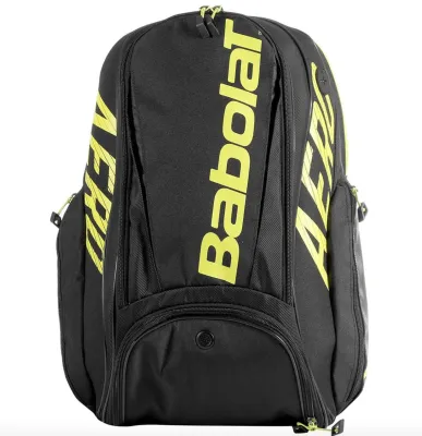 SG Local - Babolat 753094-142 Pure Aero Tennis Badminton Backpack – Black/Yellow