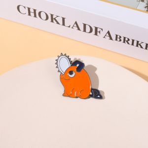 Comic Peripherals Chainsaw Man Lapel Pin Funny Cartoon Enamel Brooch Backpack Badge Collectibles Gifts for Friends