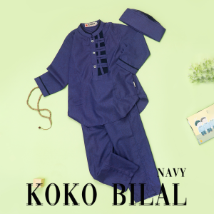 Mawar Fashion - Setelan Koko Anak Bilal / Setelan Anak Laki-Laki Bahan Medinah