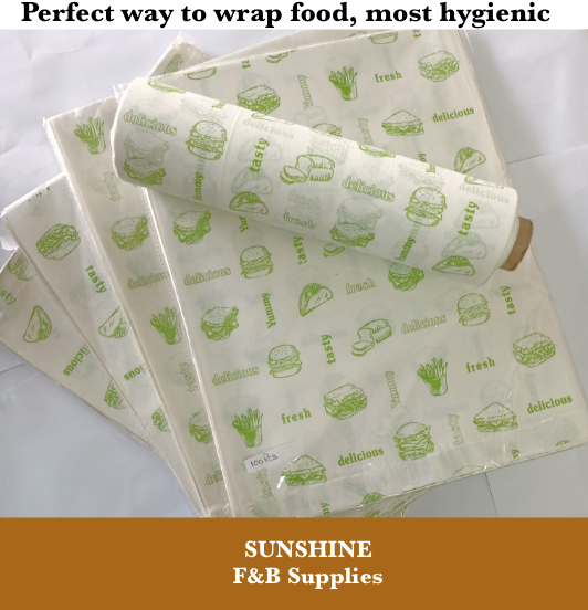 Wrapping Paper Roti Eco-Friendly Food Wrapping Paper Roll 1KG Net | Butter Paper | No Added ...