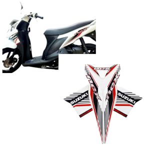 STIKER STRIPING LIS LES BODY MOTOR SUZUKI NEX TAHUN 2014 1SET STANDAR