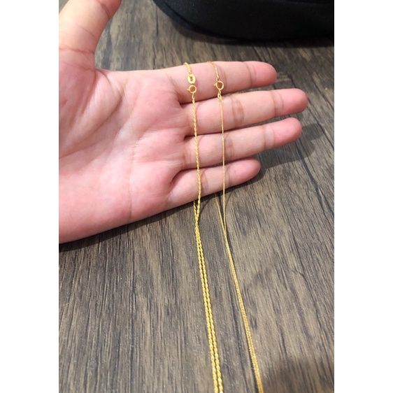COD PAWNABLE 18k Saudi Gold Chain Necklace(Lightweight ) | Lazada PH
