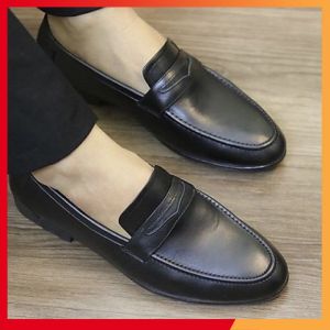 Giày Lười Nam Da Bò Cao Cấp D06 Bảo Hành Da + Đế 1 Năm
