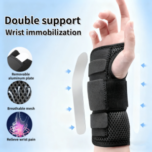 TFCC Support Wristband Aluminum Plate Design Breathable Brace With Dual Stays For Wrist Stability Carpal Tunnel Syndrome