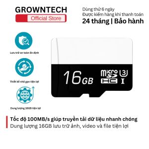 Thẻ nhớ micro SDXC Tahada 16GB tốc độ đọc 100MB/s – Phụ kiện lưu trữ dữ liệu ảnh video tài liệu cho điện thoại camera máy ghi âm