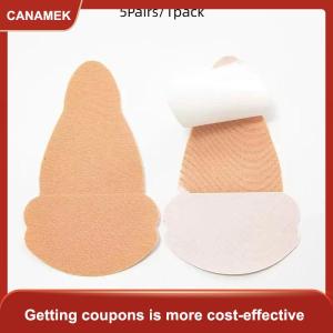 【CANAMEK 】 Non Woven Invisible Nipple Cover Gourd Shape Strapless Self Adhesive Breast Lift Pads for Special Occasions and Everyday Wear