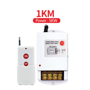 220V Water Pump Wireless Industrial Remote Control Switch Intelligent High power household 1km 3km 5km Long distance