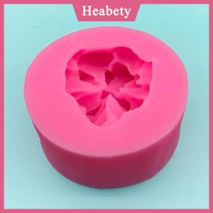 Heabety 1 cái đẹp hoa khuôn tự làm thạch cao nhựa nghệ thuật mềm Silicone fondant sô cô la khuôn xà phòng bánh trang trí dụng cụ nướng bánh