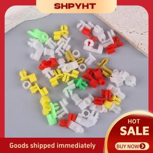 SHPYHT Phổ cửa tự động khóa Rod Clip trình điều khiển bên xử lý người lưu giữ phù hợp với nhựa đinh tán ốc vít người lưu giữ xe dây Clip