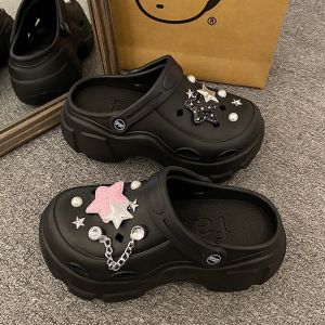 FENTINA Sandal Kodok Wanita Sandal Baim Sandal Wanita Kekinian Wedges Sandal Jelly Baim Wedges