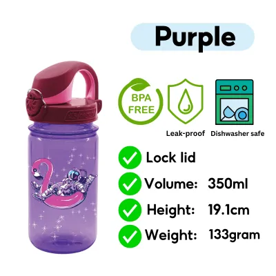 Nalgene OTF On the Fly Kids Plastic Water Bottles Student School 12oz 350ml Sustain