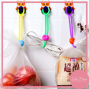 1pc Multifunction Tightening Press Cable Tie Easy Carry Storage Accessories Kitchen Bread Food Storage Sealer 封口夹带