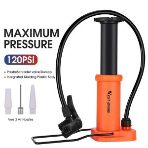 SOTOP Cycling Accessories Multi-Function High Pressure Tire Inflator Pump Bicycle Accessories Cycling Pump Bicycle Pump Bike Pump Bicycle Foot Pump Tire Pump