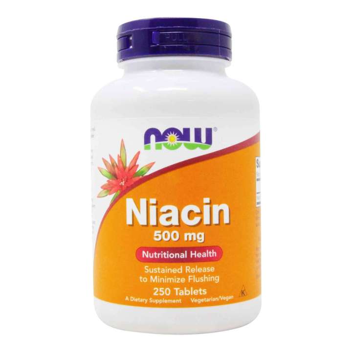 NOW Foods, Niacin, 500 mg, 250 Tablets | Lazada PH