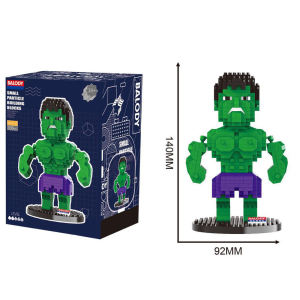 Lắp ráp siêu nhân siêu anh hùng Marvel hoạt hình Disney Đồ chơi lắp ráp IronManSpidermanCaptainThanos...