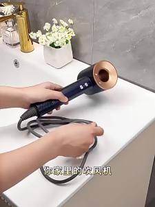 AE No-drill suction cup hair dryer holder for bathroom suction cup-style storage rack