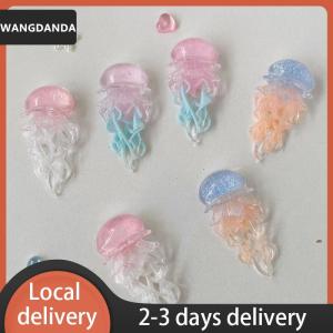 [COD] WANGDANDA Ship within 24 hours Creative Jelly Color Jellyfish Charm Keychain Y2K Beaded Pendant Phone Chain Car Hanging Decoration Bag Pendants Ornament Gifts
