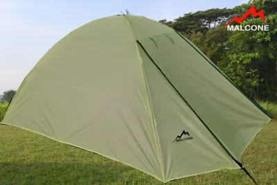 Tenda double layer kapasitas 4-5 org Savana Malcone Waterproof (Lengkap / komplit)