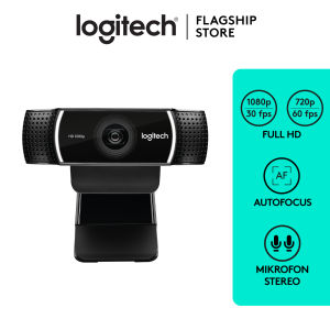 Logitech C922 PRO Stream Webcam 1080p Camera HD Video Streaming Recording 720p/60fps termasuk Tripod