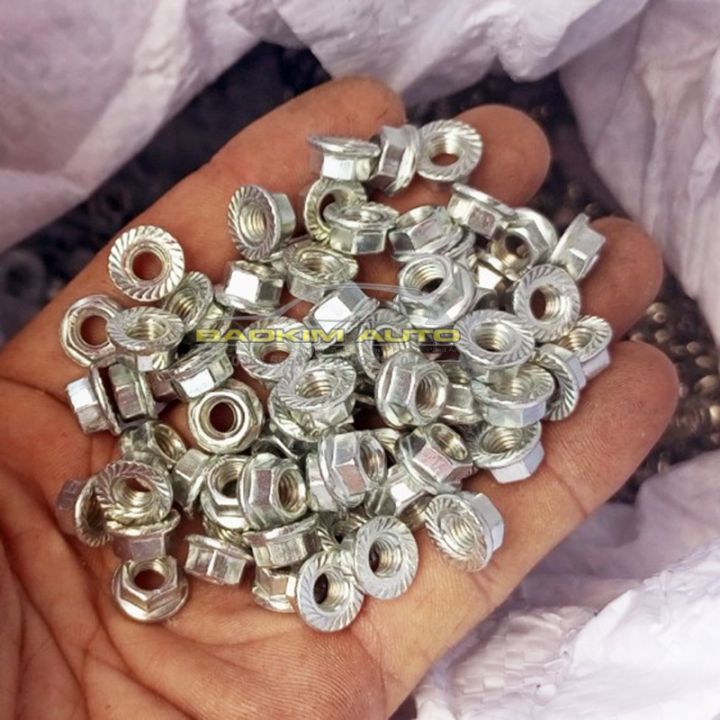 (Số lượng) Đai ốc / tán liền long đen (ecu) M8 chống xoay Inox 304 ...