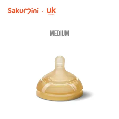 Sakumini Botol Susu Kaca Bayi Anak Anti Kolik Tahan Suhu/Milk Feeding Bottle Glass Baby Bottle Newborn 160ml 240ml
