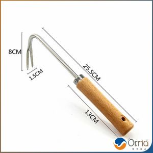 Orna ส้อมถอนหญ้า ที่ขุดหญ้า ถึงราก ถึงโคน วัสดุสแตนเลส ทนทาน Weeding Fork