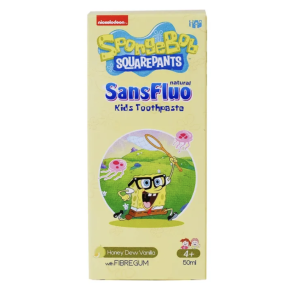 SansFluo Natural Kids Toothpaste Honeydew Vanilla 50ml