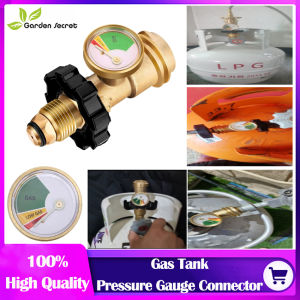 ⭐️【มีในสต๊อก+คลังสินค้าท้องถิ่น】⭐Pol เครื่องวัดแก๊สโพรเพนถังตัวตรวจจับรอยรั่วในตัวสำหรับถังแก๊สโพรเพน QCC1เกจวัดความดันเชื่อมต่อ